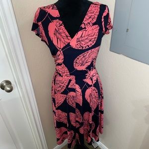Leaf Pattern Dress